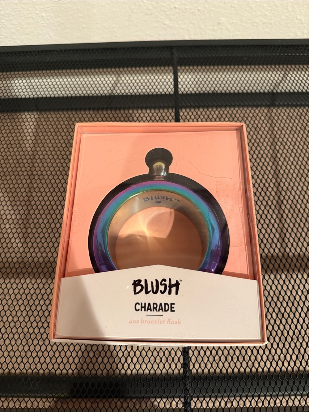 Blush Iridescent Bracelet Flask